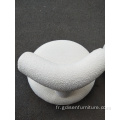 Chaise de tissu en peluche engel olga